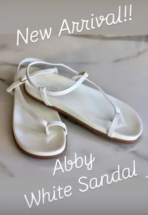 ABBY WHITE SANDAL