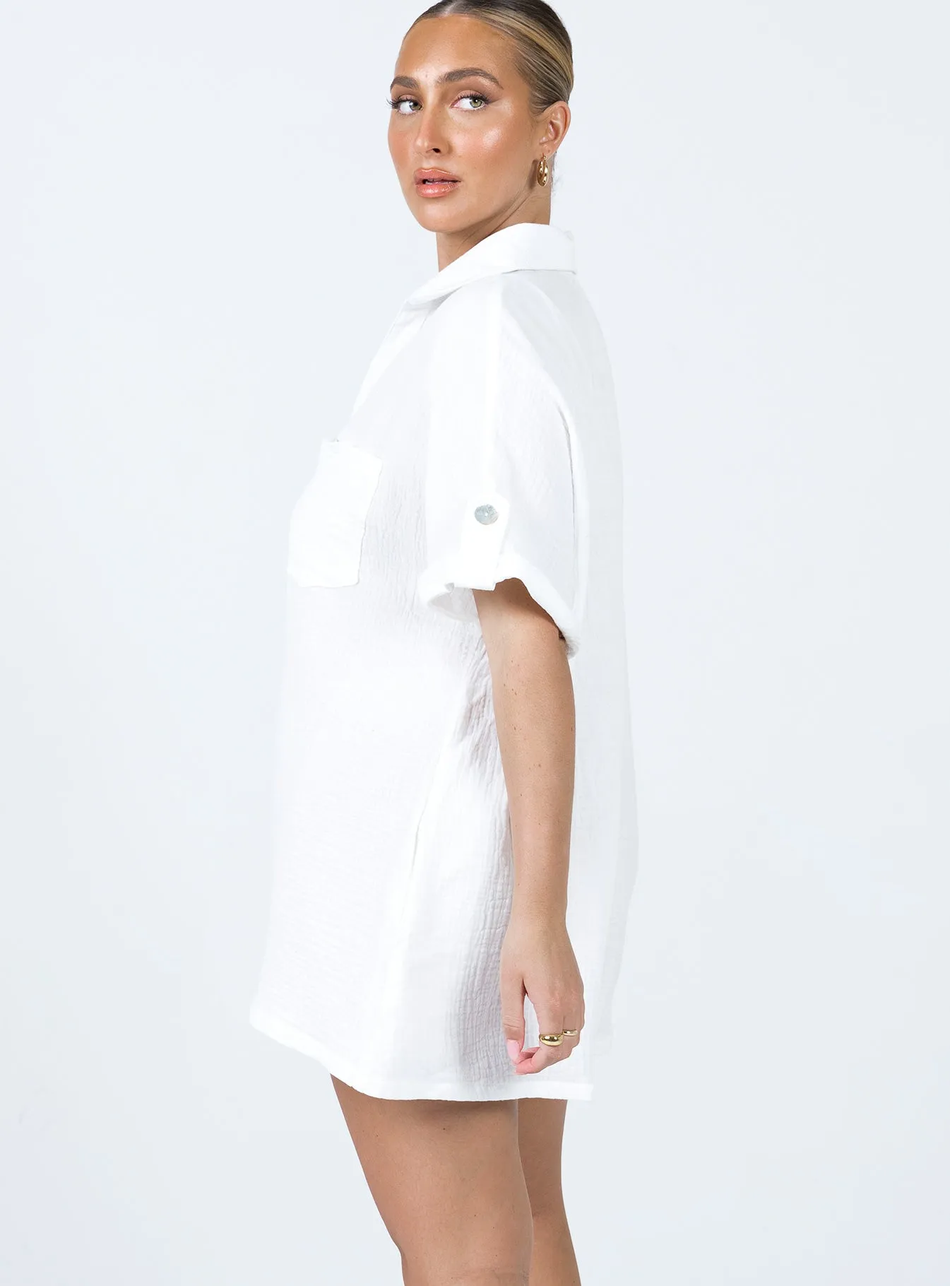 Alani Romper White