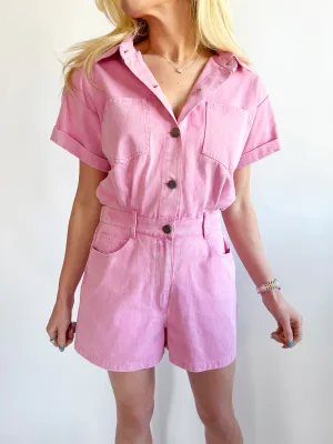 Anabelle Denim Playsuit