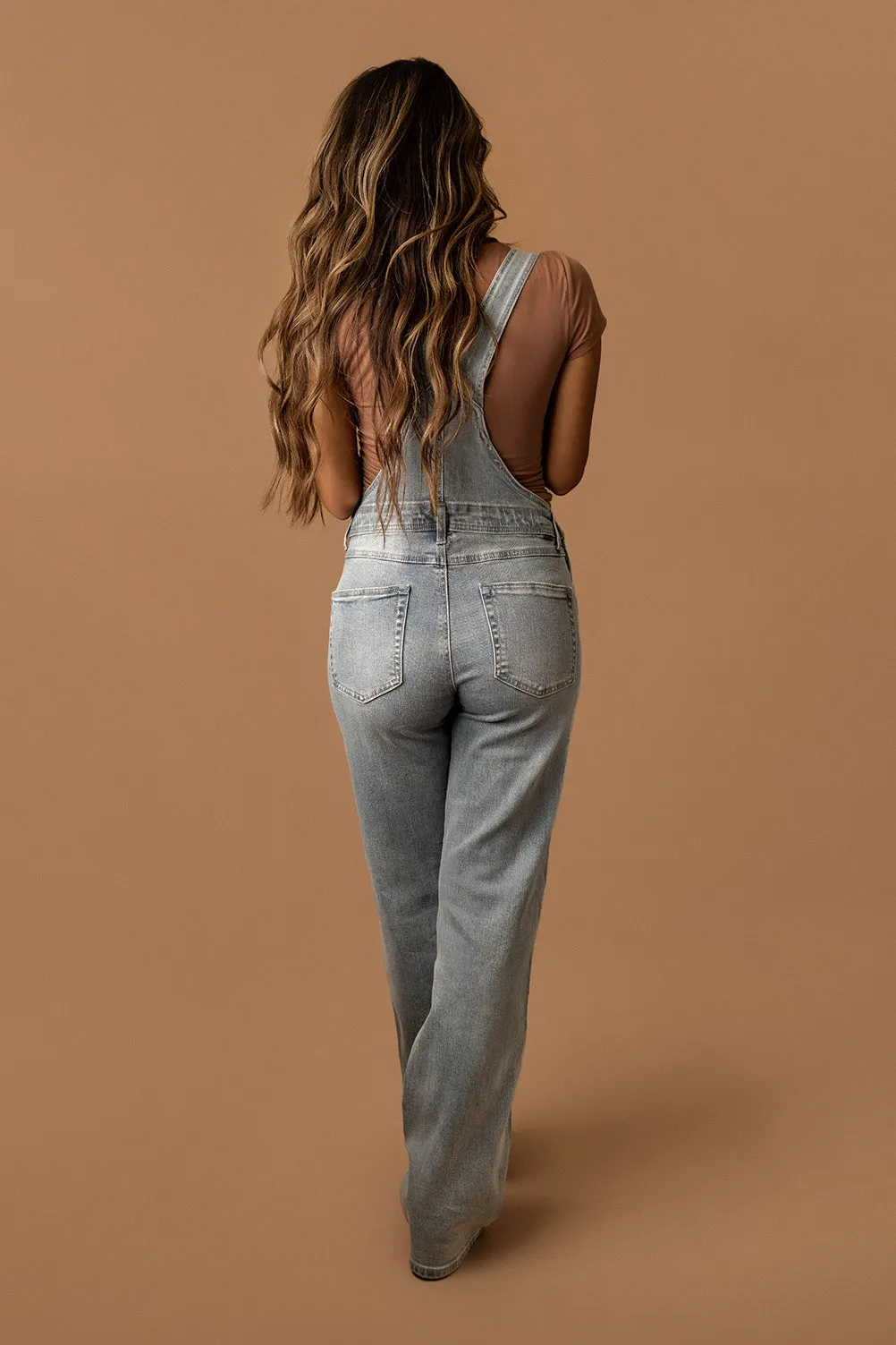 Bailey Distressed Denim Overalls | FINAL SALE