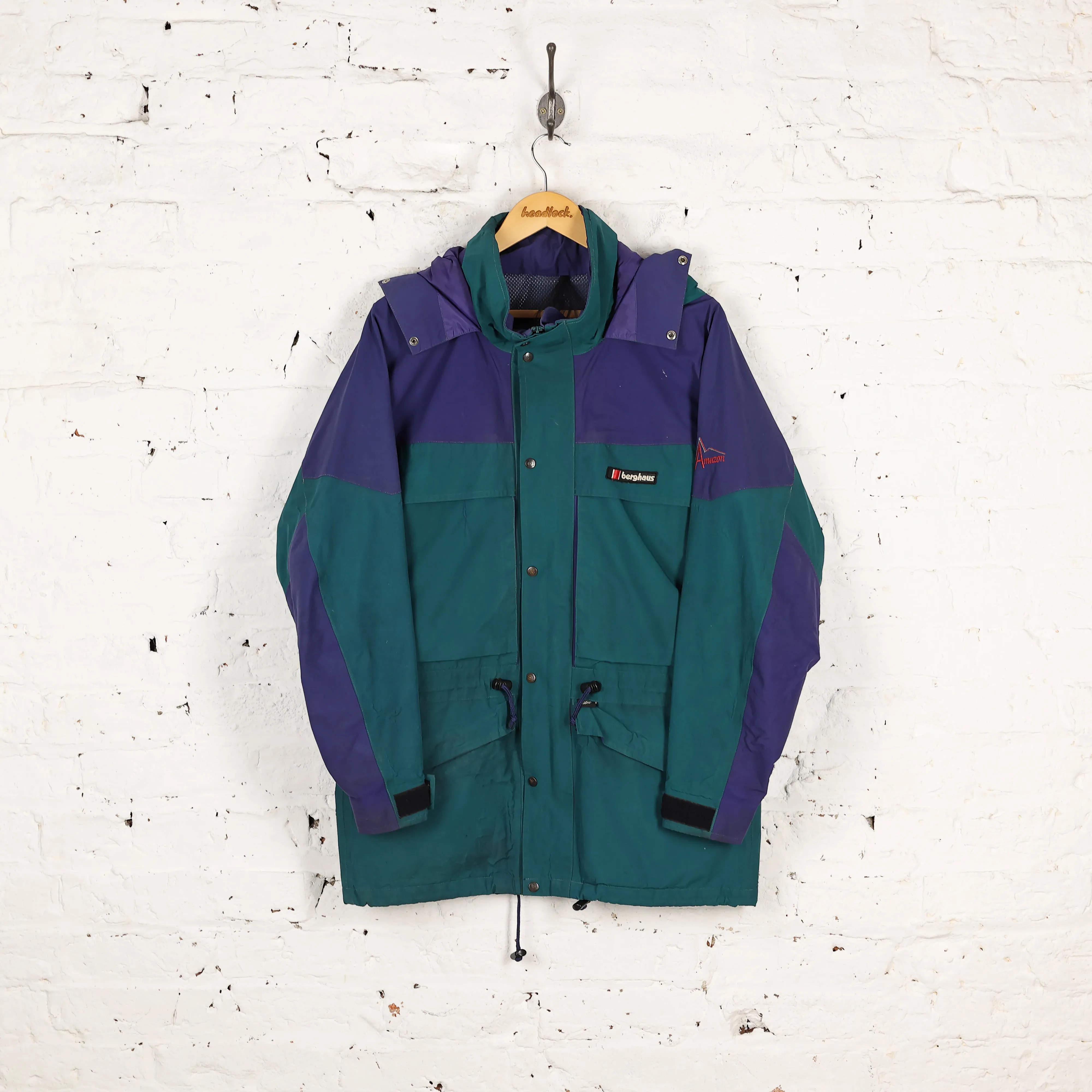 Berghaus Amazon I.A Rain Jacket Coat - Green - L