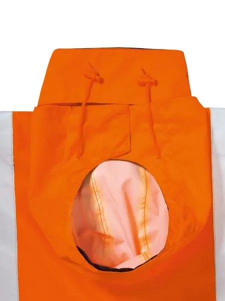 Bisley Taped Hi Vis Recycled Rain Shell Jacket (BJ6766T)