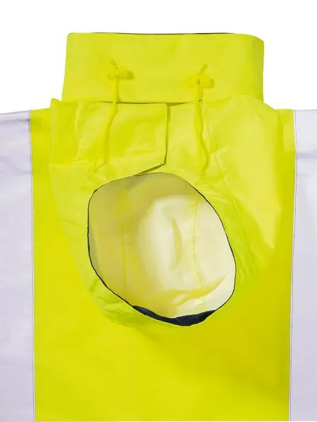 Bisley Taped Hi Vis Recycled Rain Shell Jacket (BJ6766T)