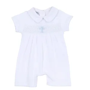 Blessed Spring Collared Short Playsuit