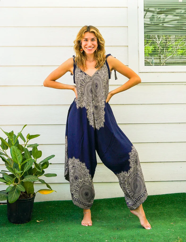 Blue Lotus Boho Jumpsuit