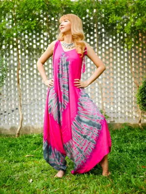 Boho Blossom Hand Dyed Jumpsuit
