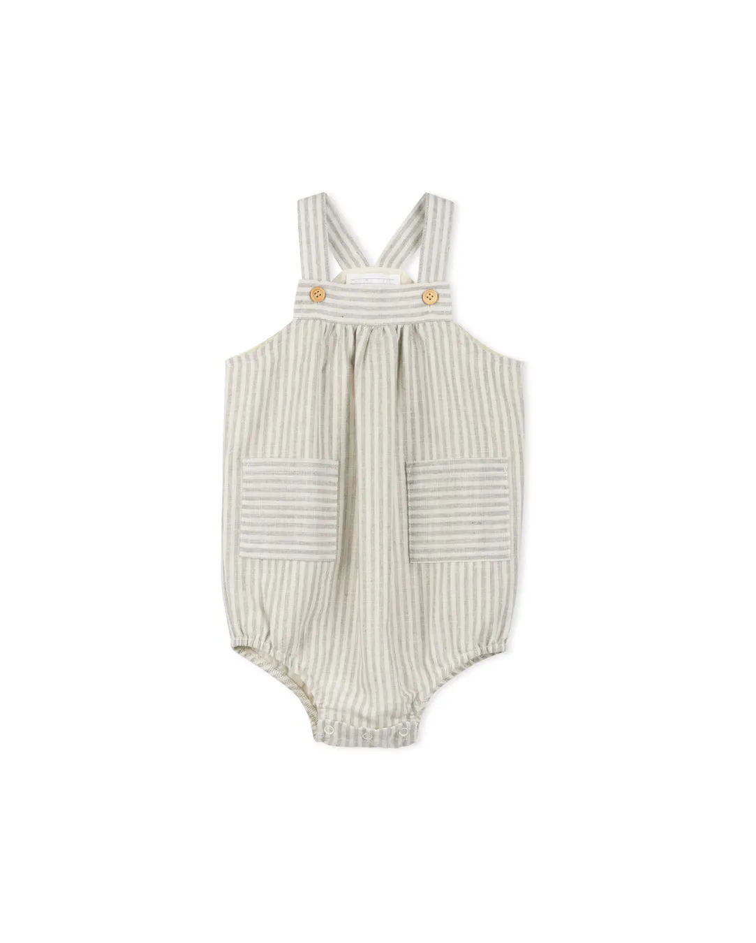 Bonner - Striped Pocket Romper