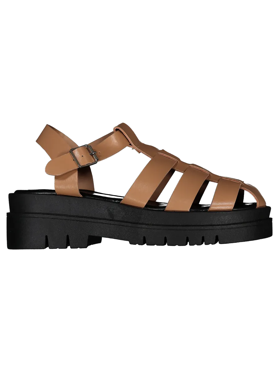 Chunky Caged Sandals