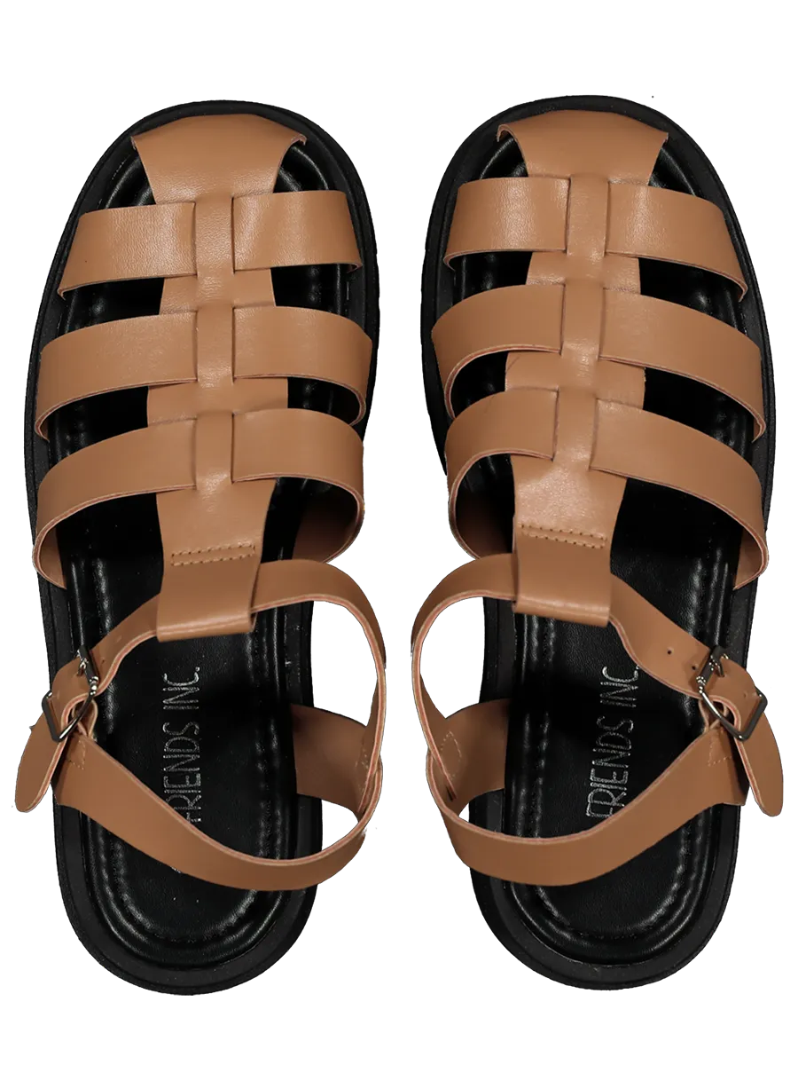 Chunky Caged Sandals