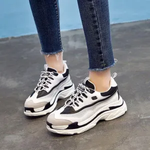 Classical Black White Block Sneaker Shoes