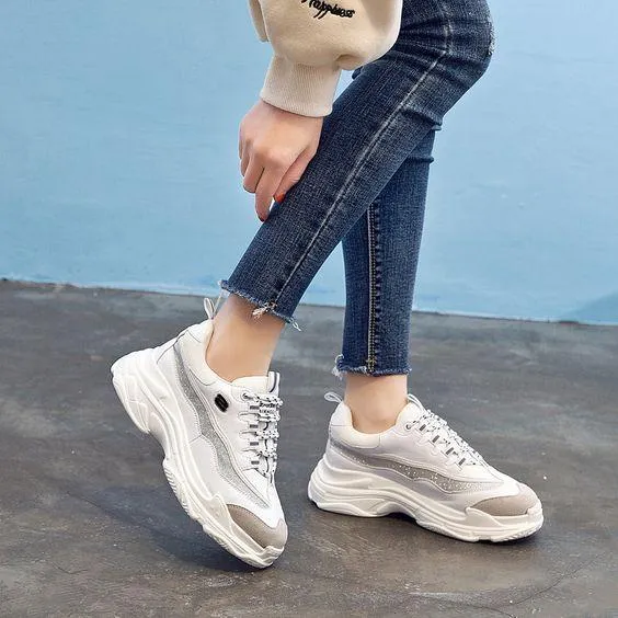 Classical Black White Block Sneaker Shoes