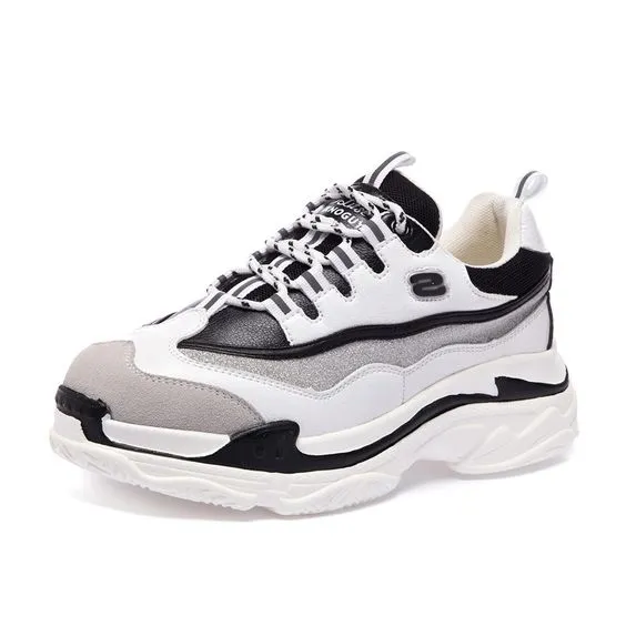 Classical Black White Block Sneaker Shoes