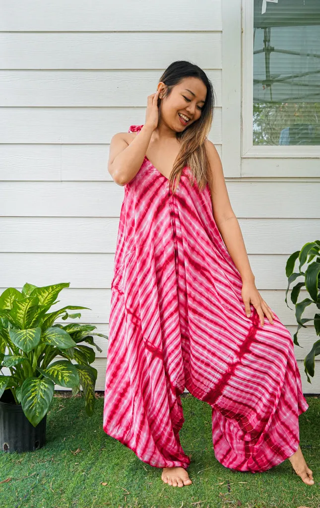 Crimson Waves Jumpsuit