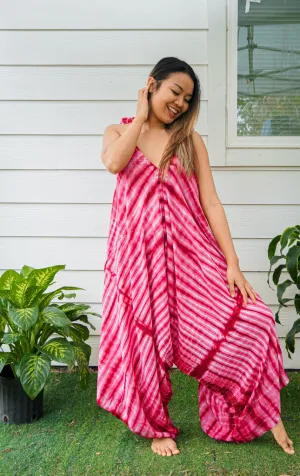 Crimson Waves Jumpsuit