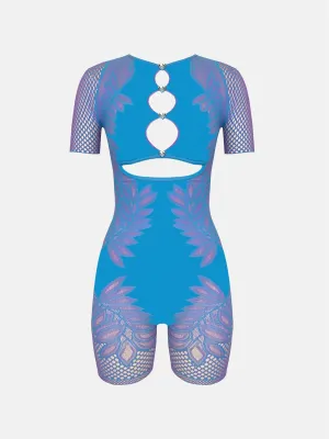 Dinero Playsuit Crypto Blue