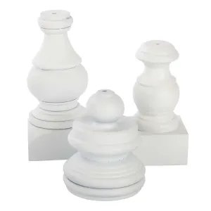 Display Pole Base || White