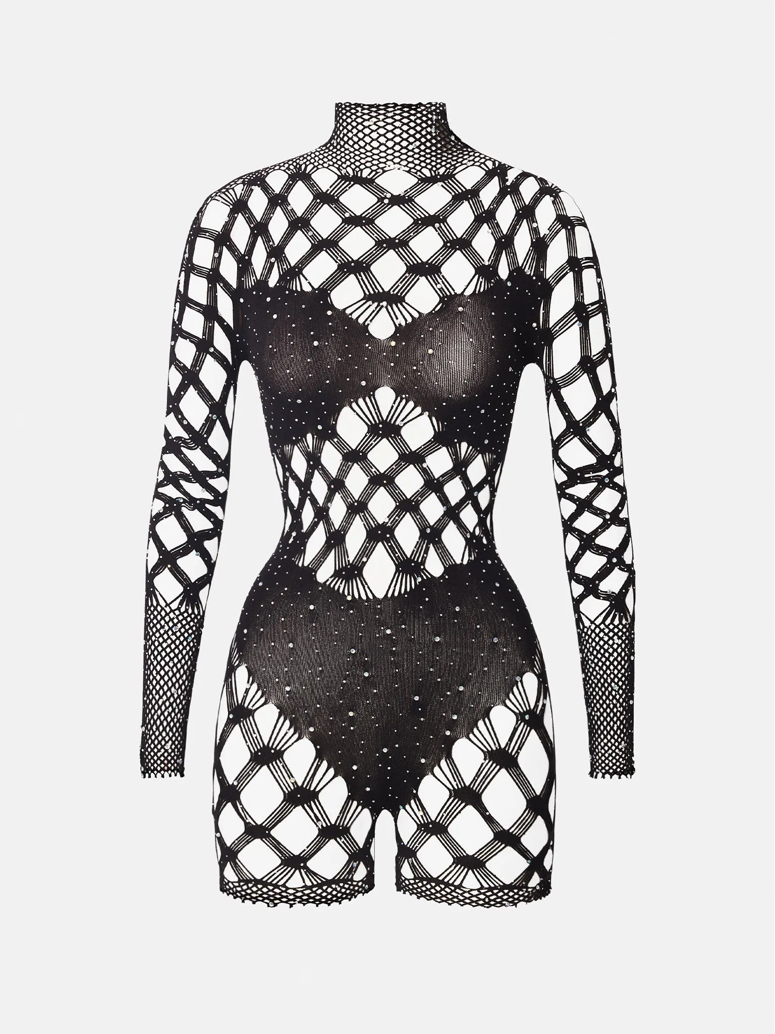 Dollar Playsuit Black