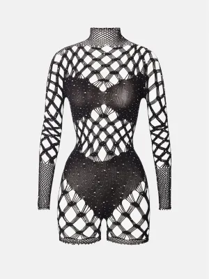 Dollar Playsuit Black