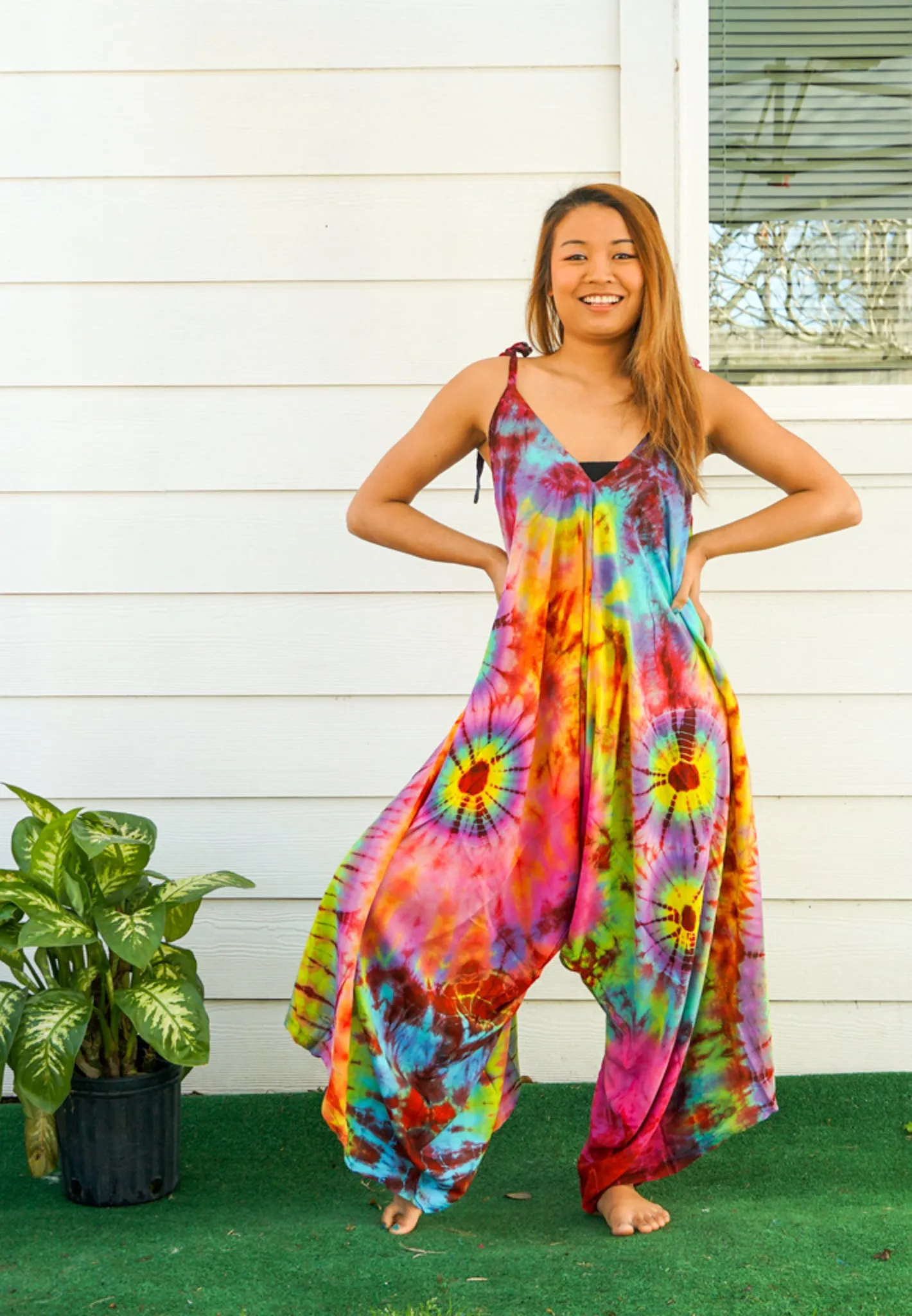 Festival Sunburst Pocket Jumpsuit