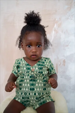 Fola Playsuit | Emerald Layer