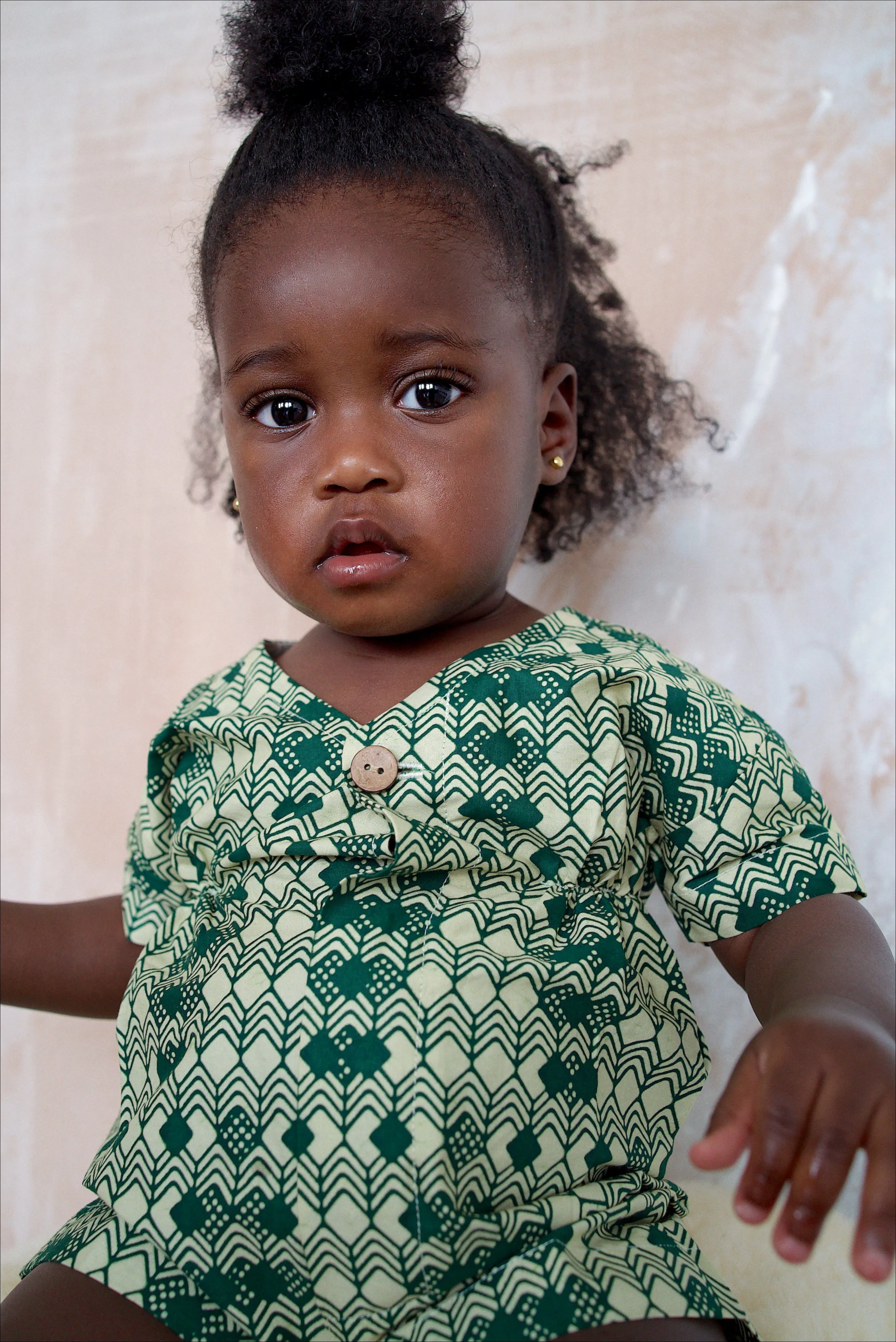 Fola Playsuit | Emerald Layer