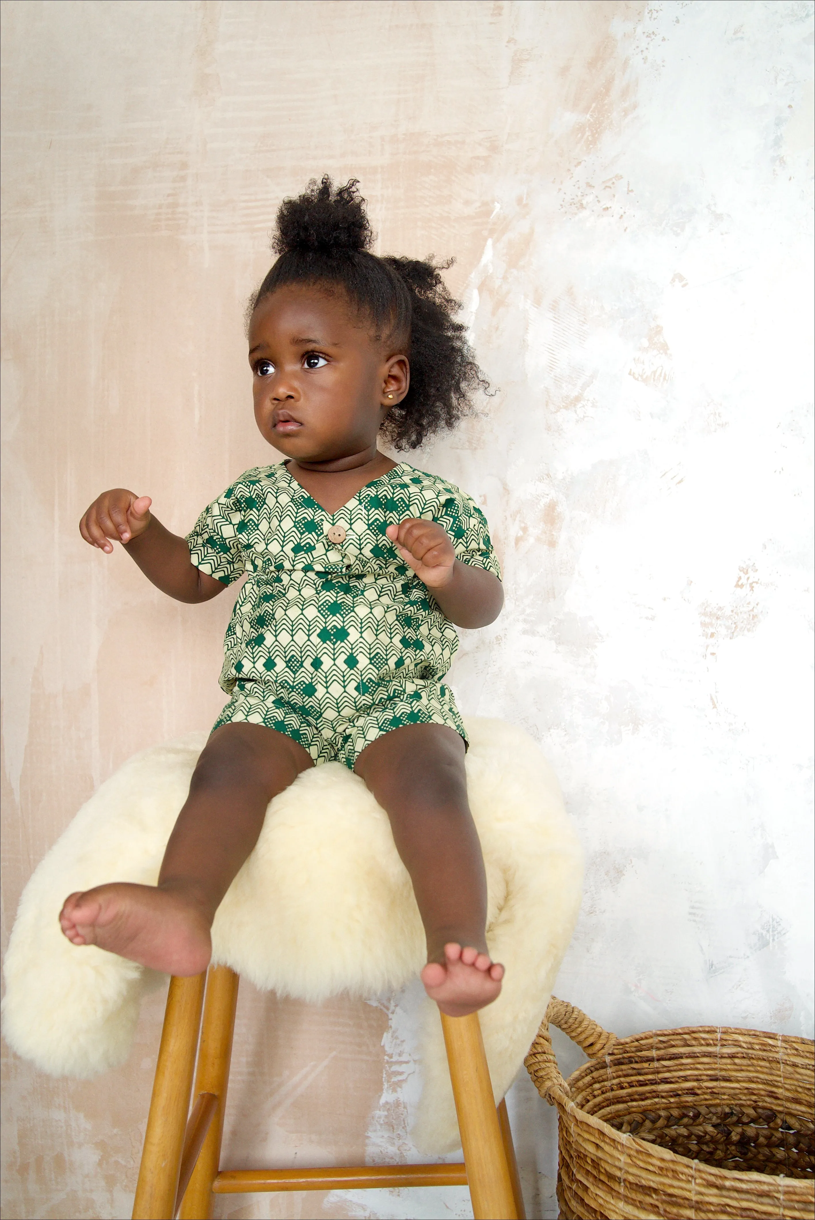 Fola Playsuit | Emerald Layer