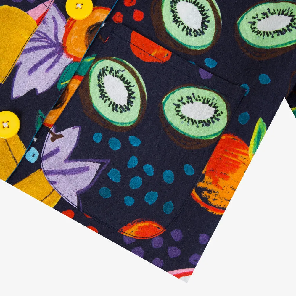 Girls' reversible printed jacket