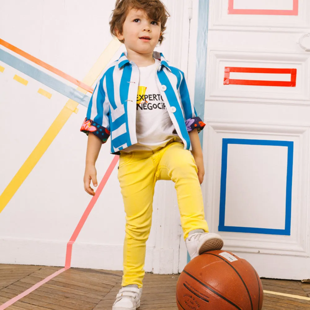 Girls' reversible printed jacket