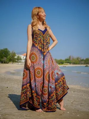 Golden Hour Mandala Boho Jumpsuit
