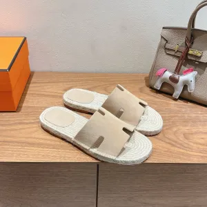 HM Antigua Espadrille Beige Sable Sedge Sole Ground Leather