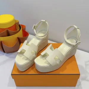 HM Elda espadrille White Cowhide 212235