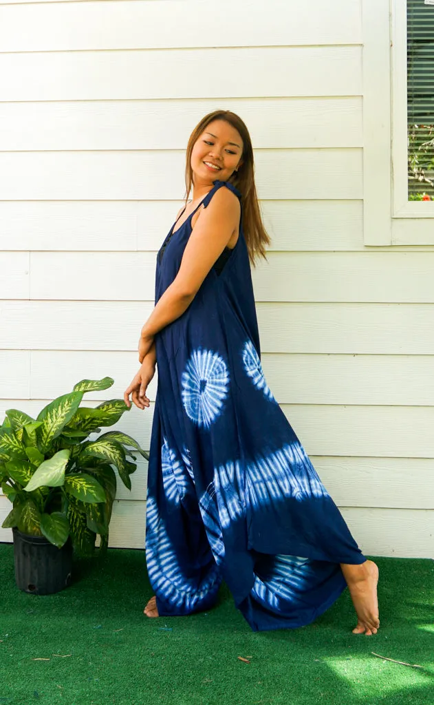 Indigo Bloom Jumpsuit