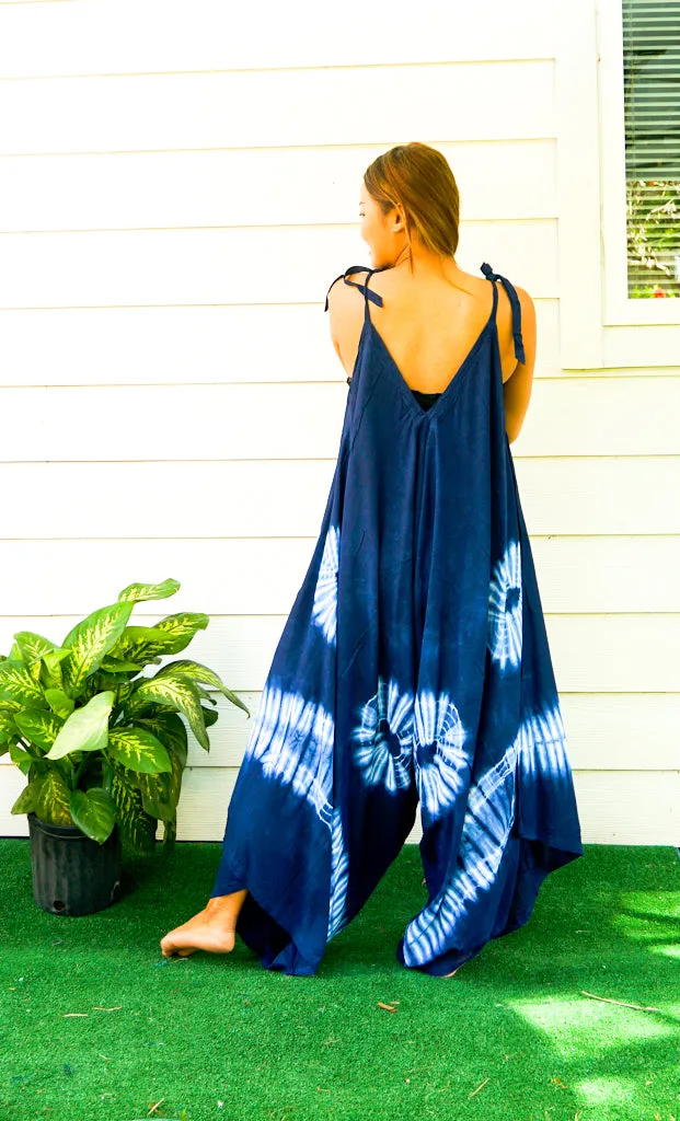 Indigo Bloom Jumpsuit