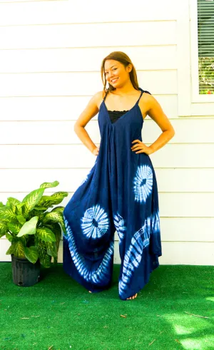 Indigo Bloom Jumpsuit