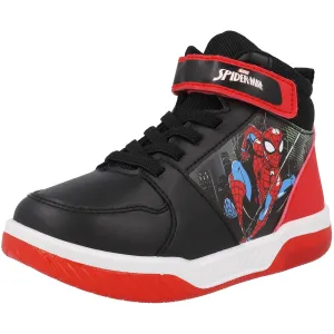 Marvel Spider-Man Black High Top Kids Sneakers