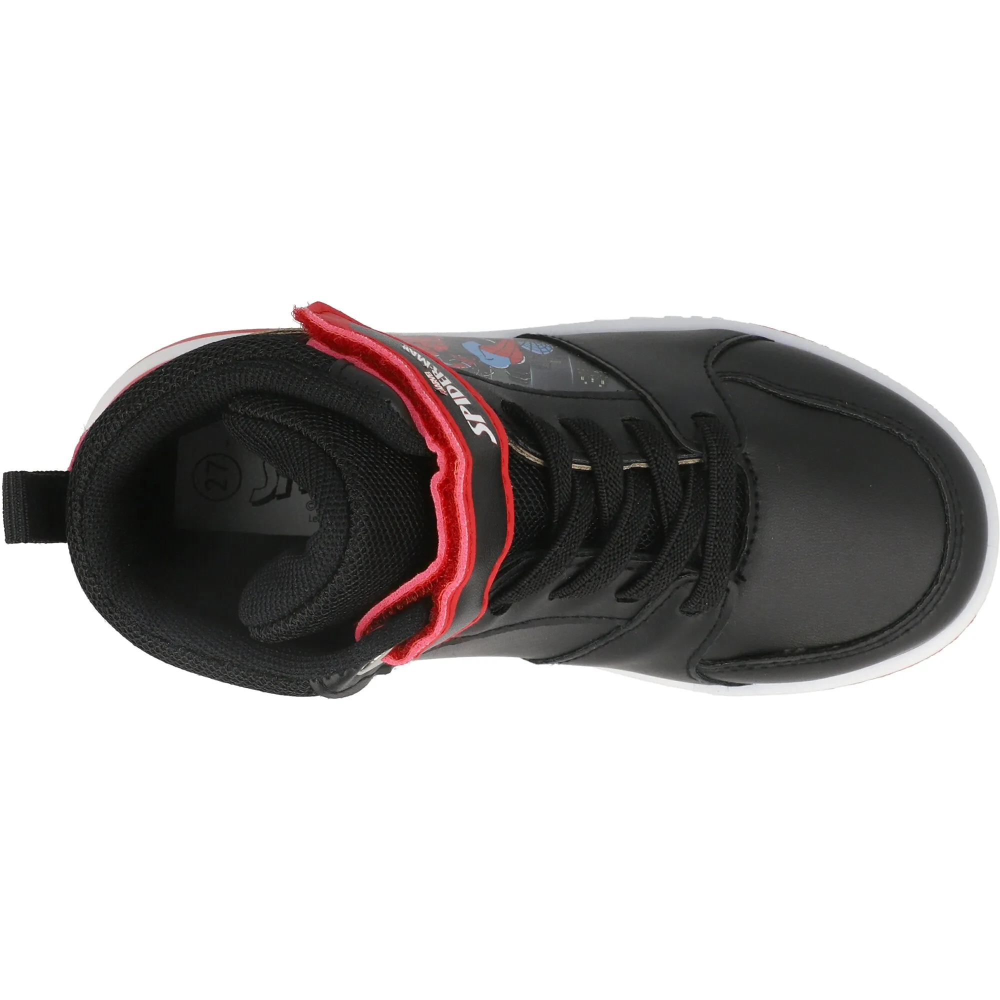 Marvel Spider-Man Black High Top Kids Sneakers