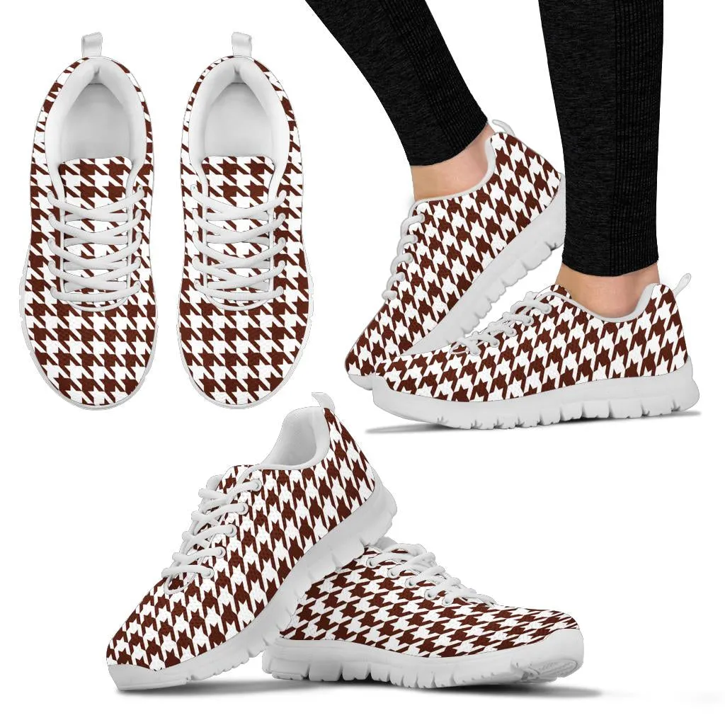 Mesh Sneakers_Brown on White_HT Pattern