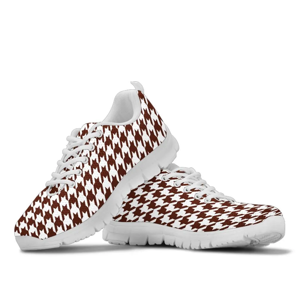 Mesh Sneakers_Brown on White_HT Pattern