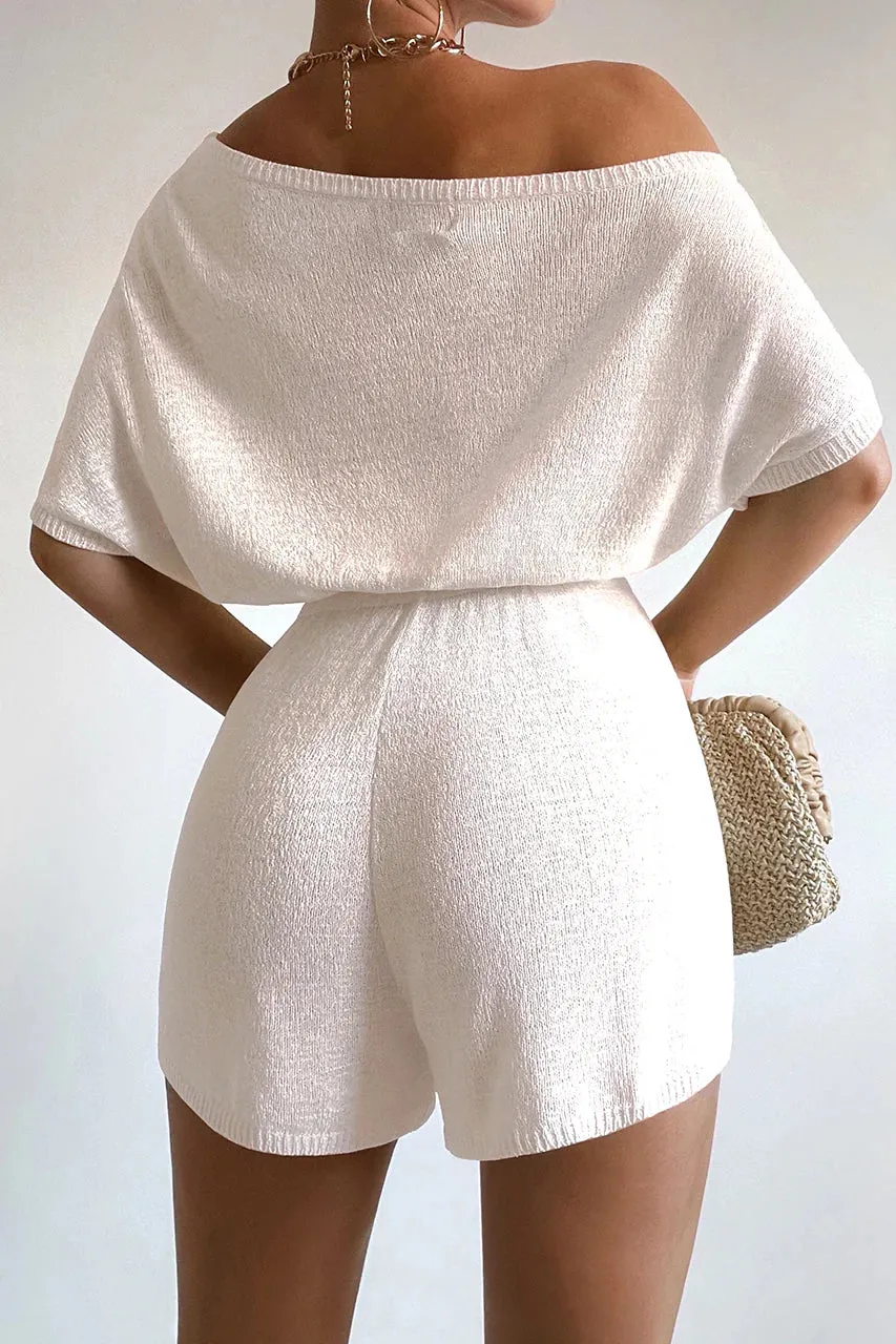 Mimi Playsuit - White