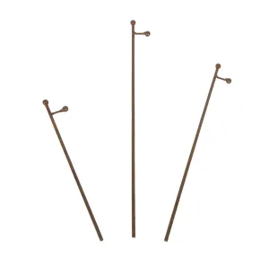 Mini Gallery Display Stakes || Rust