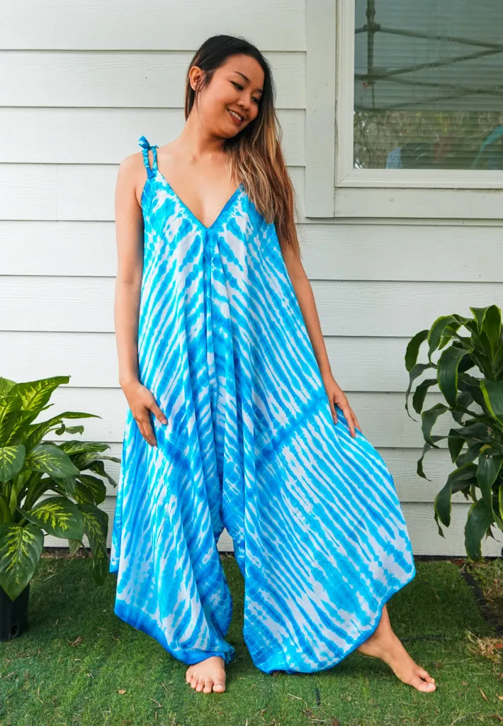 Ocean Breeze Waves Jumpsuit