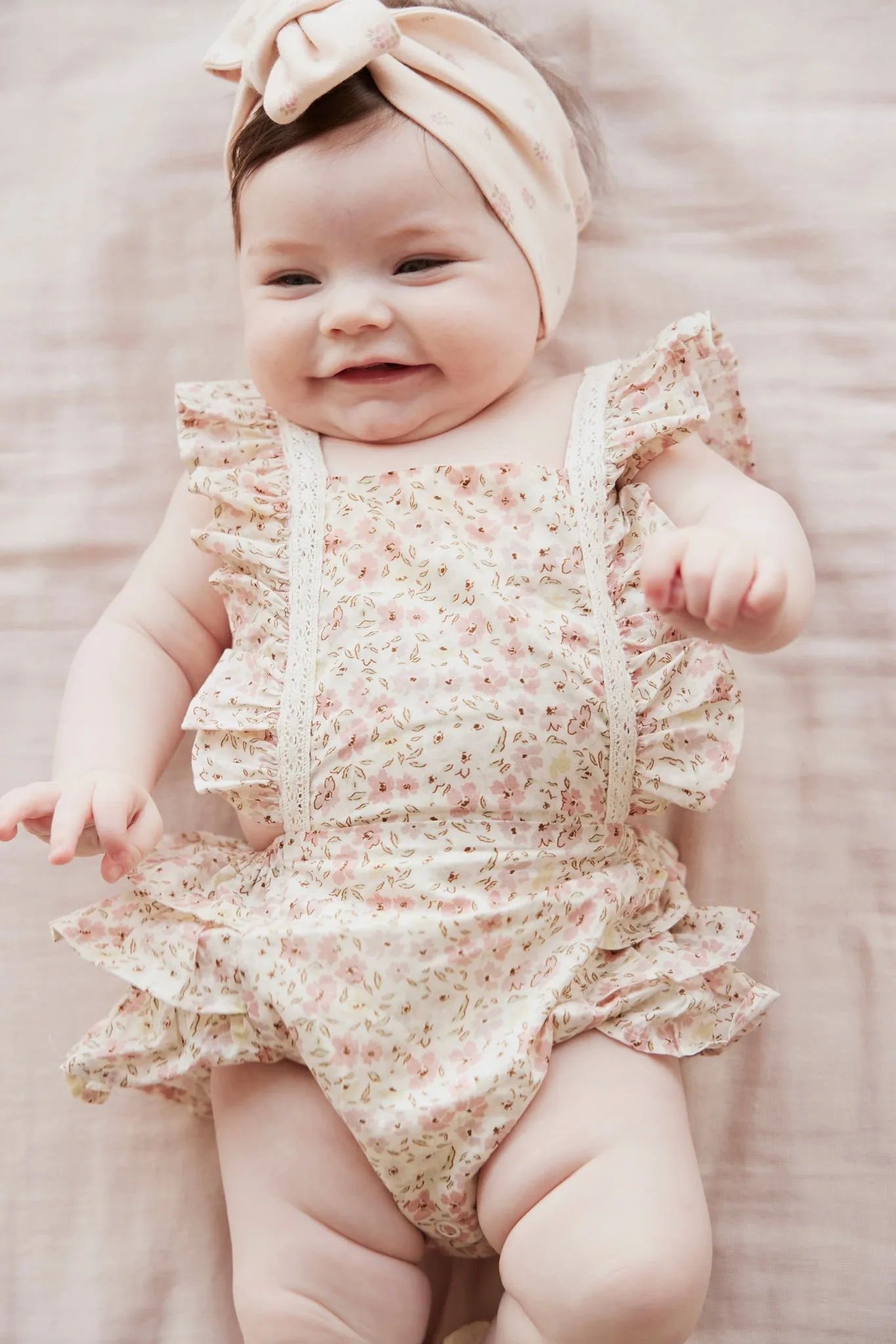 Organic Cotton Heidi Playsuit - Fifi Floral