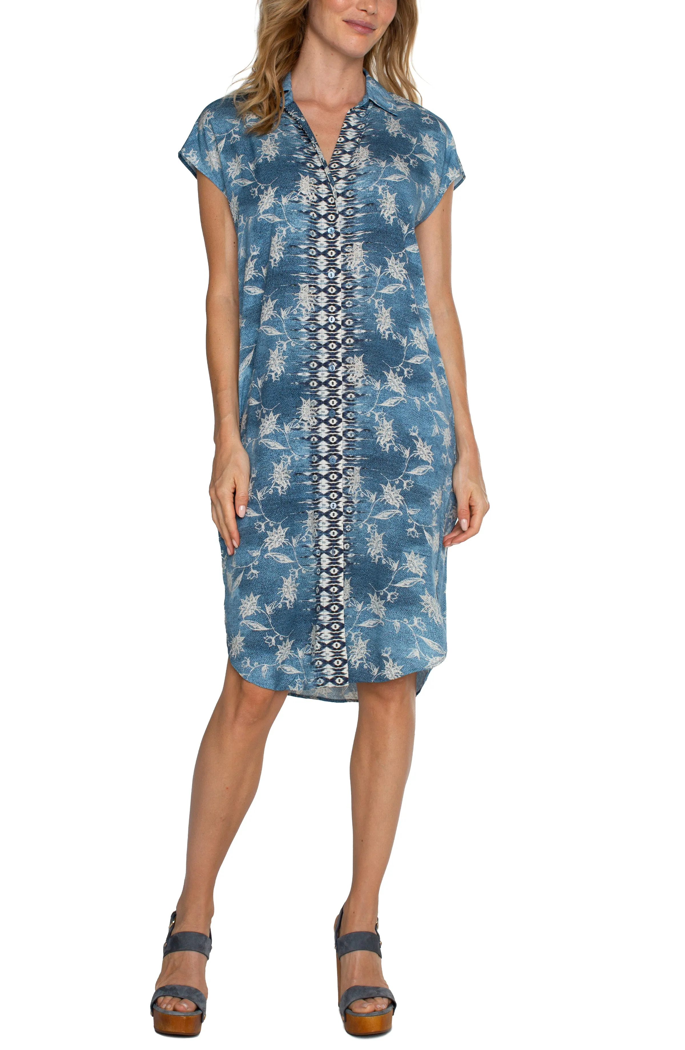 Patchwork Floral Dress