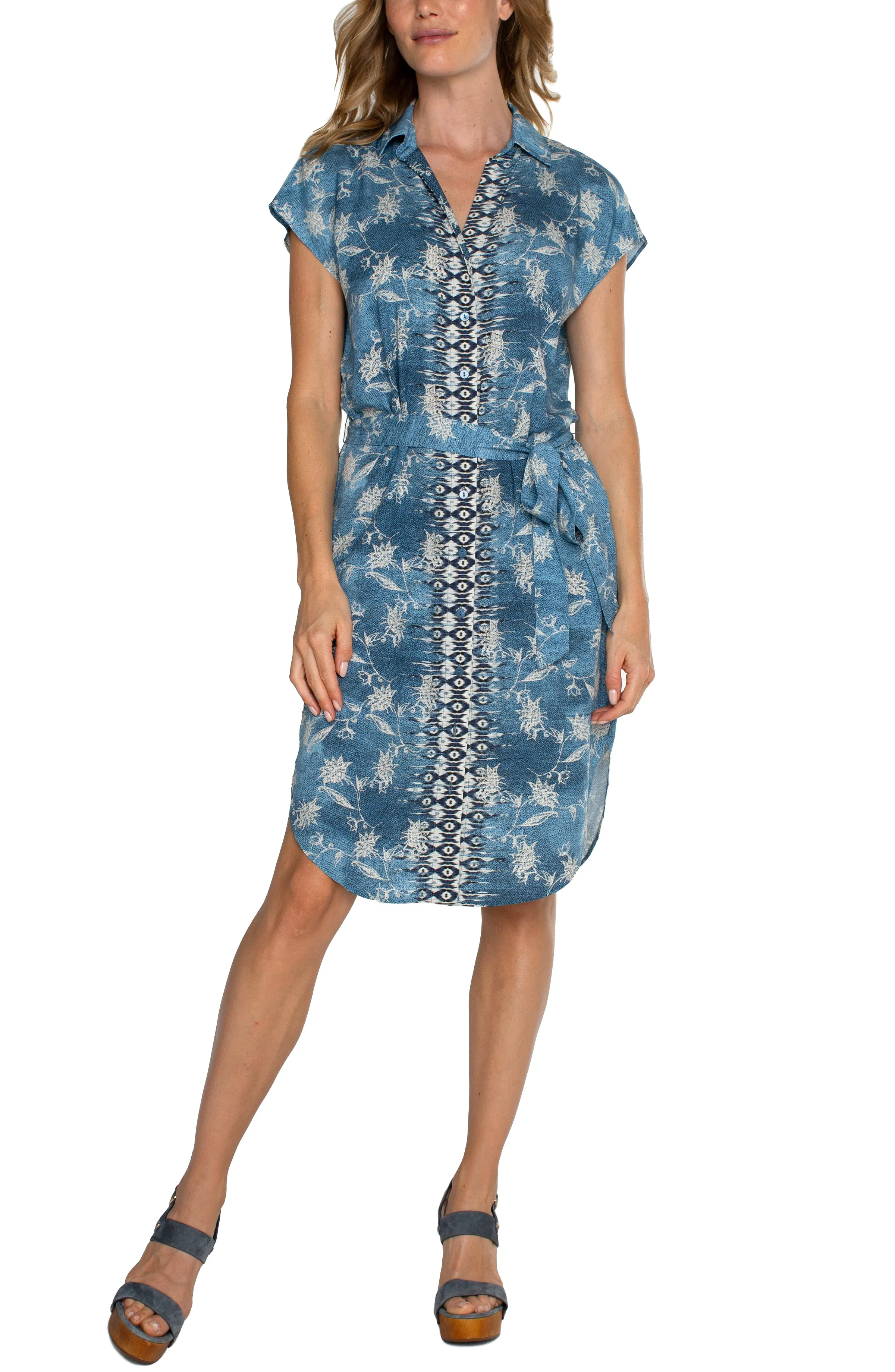 Patchwork Floral Dress