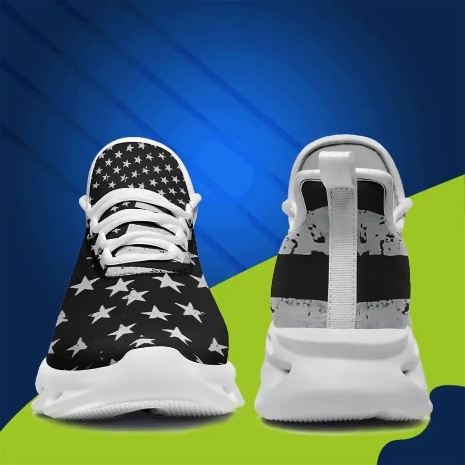 Personalized company gifts, personalized company gifts MaxSoul-B03011 Custom Max Soul American Flag, USA Flag Sneakers Max Soul, Shoes, Printed Shoes
