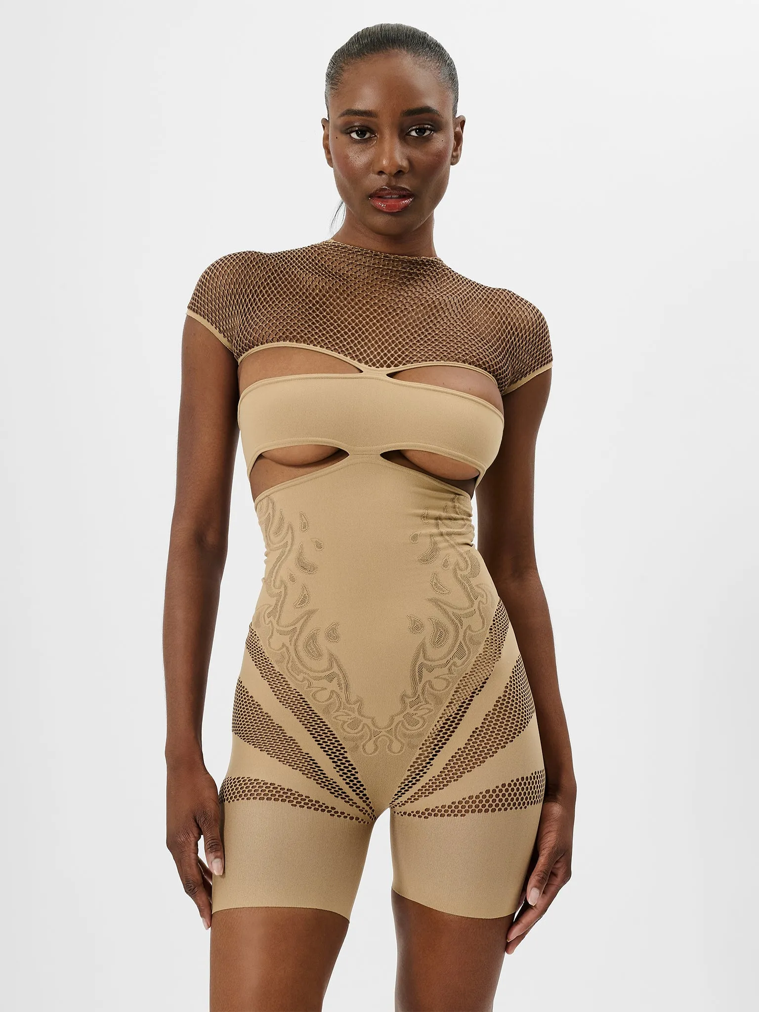 Pollard Playsuit Beige