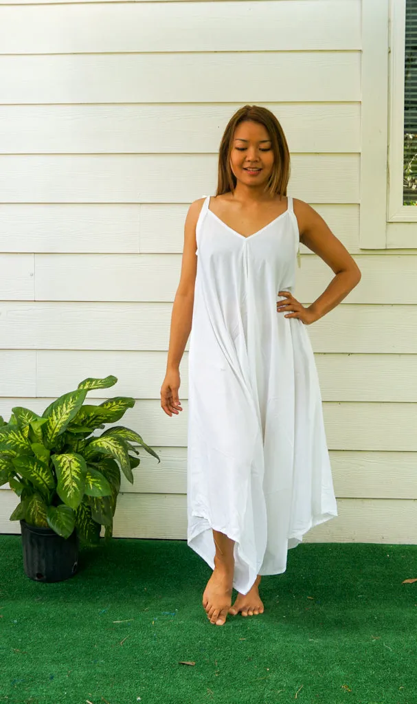 Pure White Boho Jumpsuit