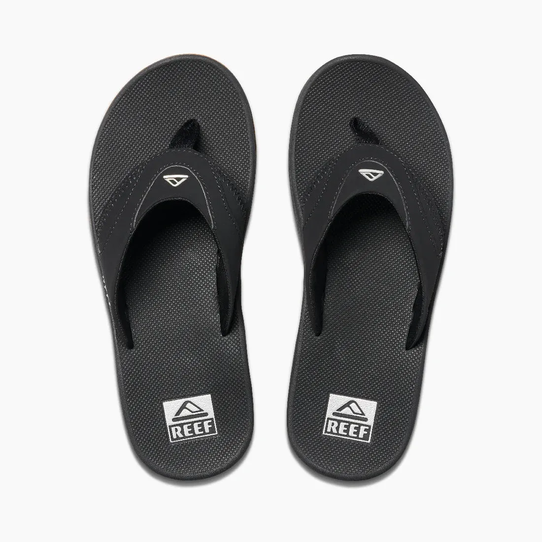 Reef Mens Fanning Black/Silver Sandal