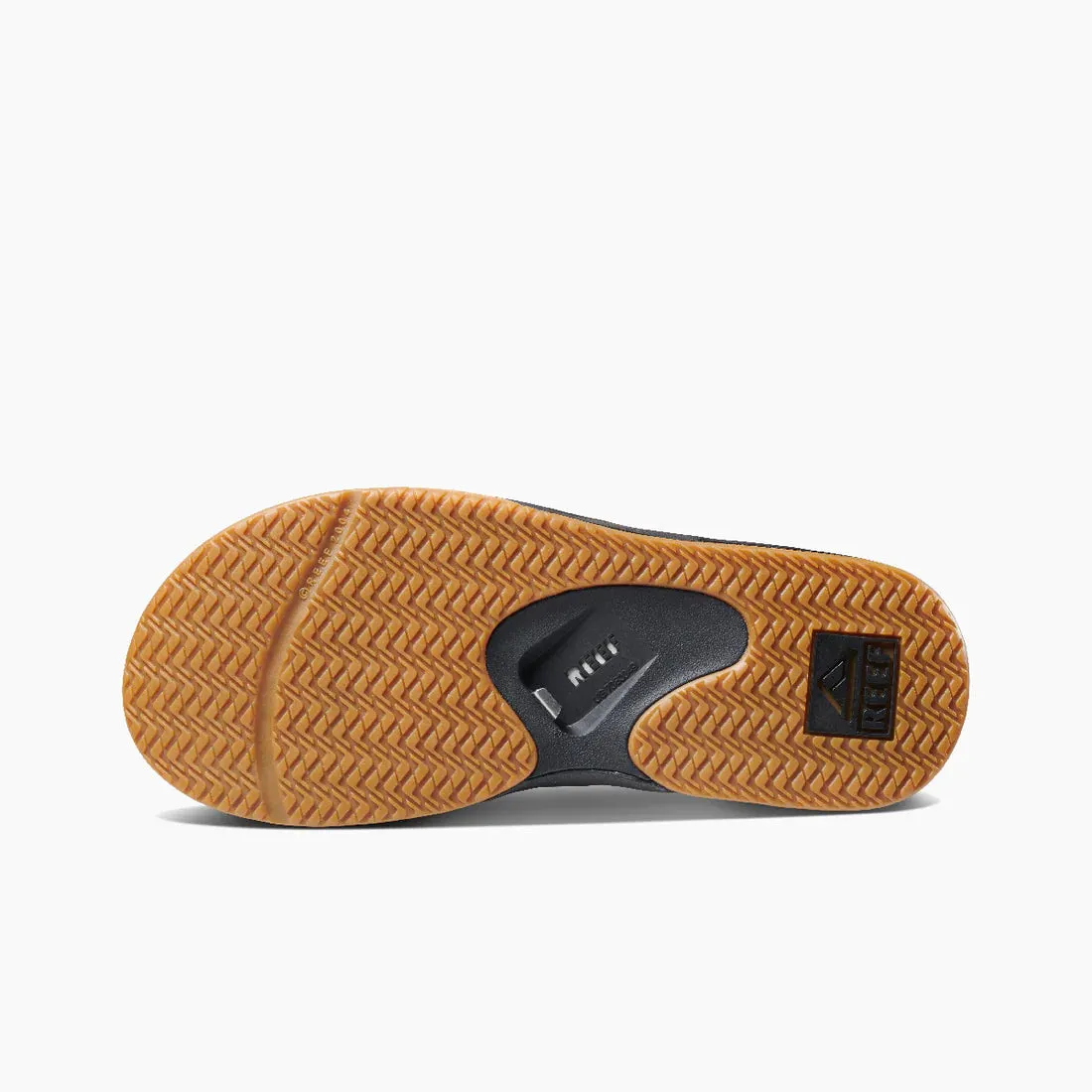 Reef Mens Fanning Black/Silver Sandal
