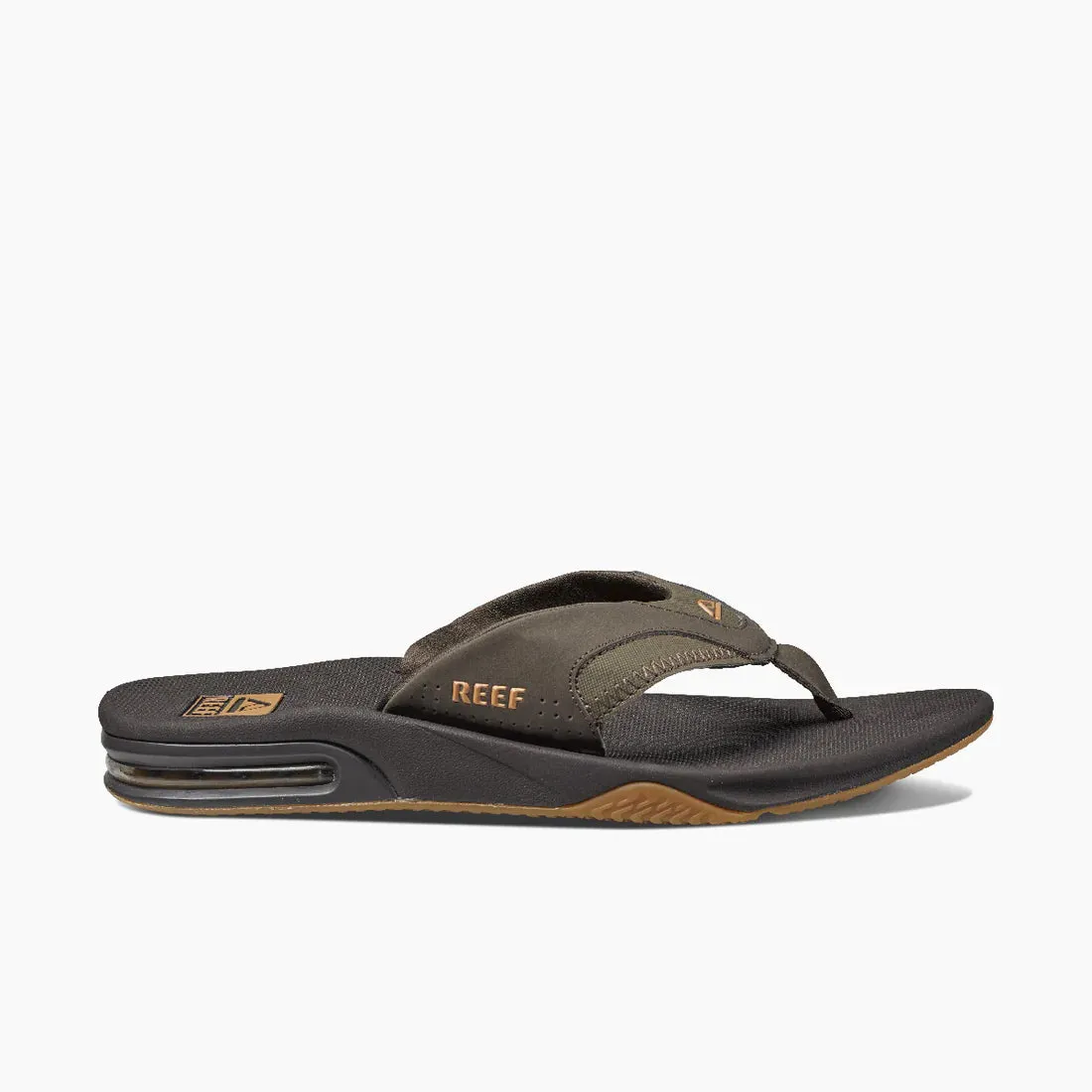 Reef Mens Fanning Brown/Gum Sandal